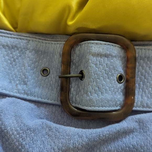 By Anthropologie suede periwinkle mini skirt NWT - Picture 4 of 5